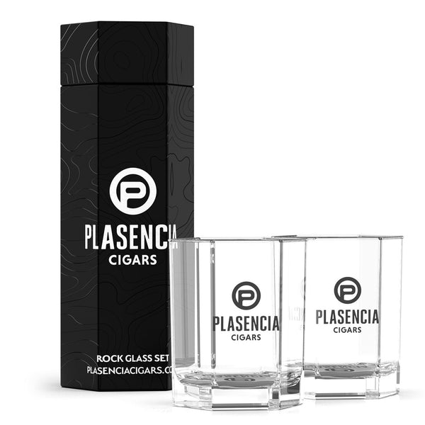 Plasencia hexagonal shaped whiskey glasses (Set of two)